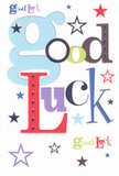 From the bustling charm of Brook Parade, this card's exuberant design springs forth-a gleaming 'Good Luck' playfully arranged in a dance of colours and fonts that mirror the lively spirit of Chigwell. Pastel blues mingle with rich reds, earthy greens, and regal purples, each letter chosen as mindfully as the blooms in a celebratory bouquet. Constellations of tiny stars-navy, lilac, even hints of lemon-lime-twinkle across the white surface, carrying with them all the dreams and possibility of a hopeful send-off. The crisp, smooth texture recalls high-quality paper favoured by local florists for heartfelt notes. Perfect for marking achievements like passing an exam at West Hatch or embarking on an exciting move, this card expresses true optimism and encouragement, as if the whole community is cheering from the sidelines. Whether slipped into a bouquet hand-delivered by Flowers Chigwell or offered in person, it carries with it genuine belief in new beginnings.